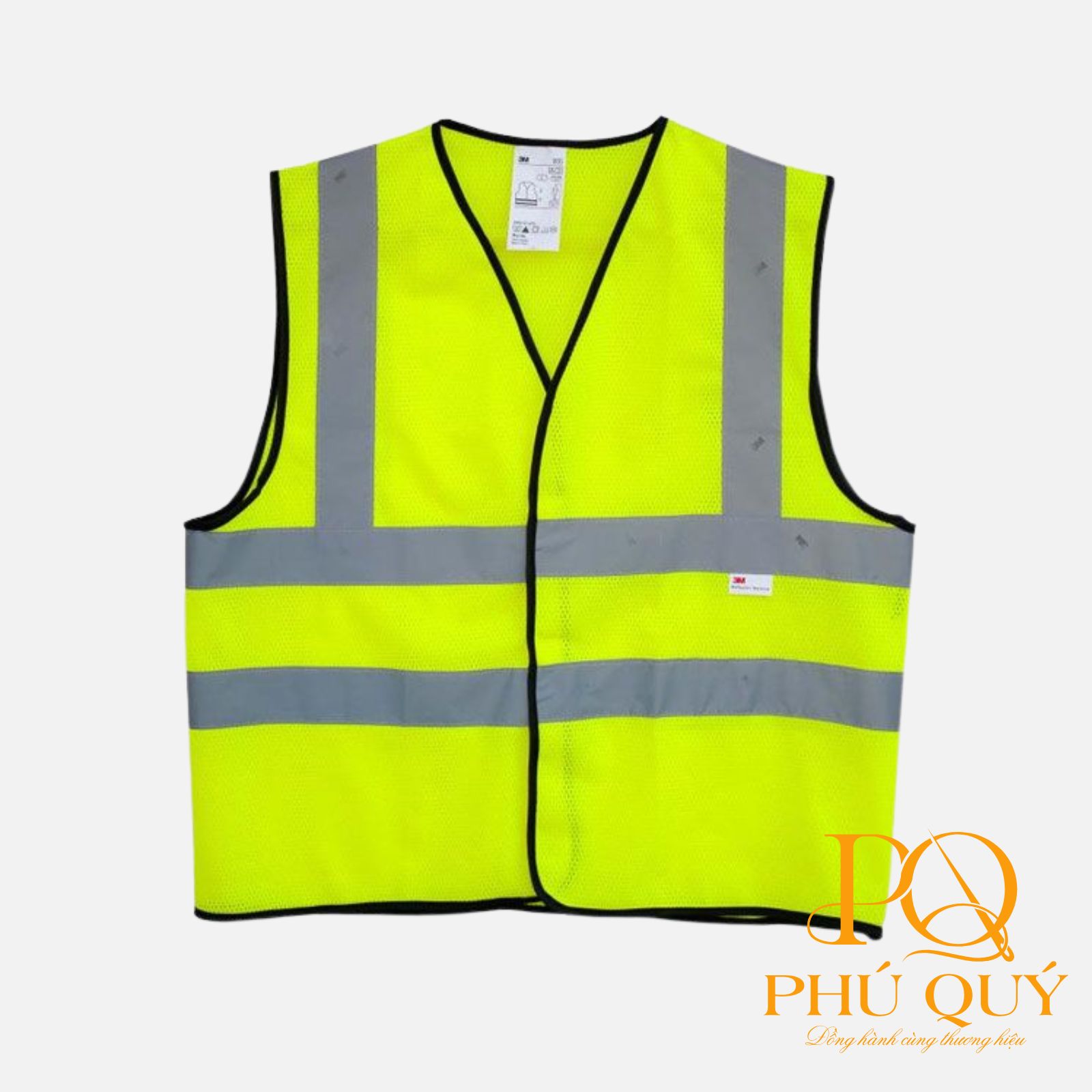 Áo phản quang bảo hộ 3M cao cấp, vải lưới thoáng khí, nhẹ và bền