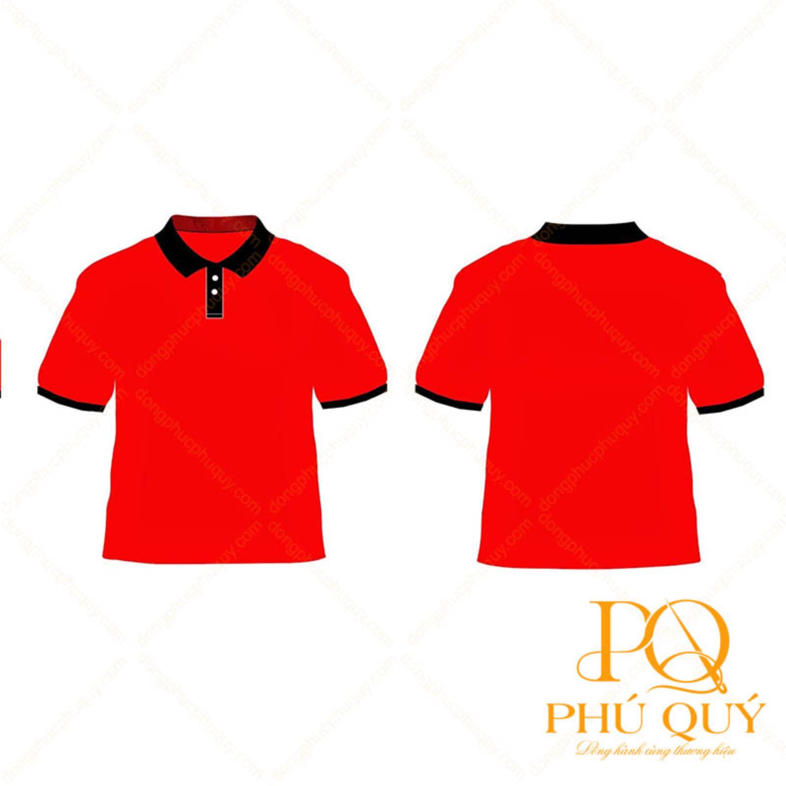 mẫu đồng phục áo thun quà tặng cổ trụ