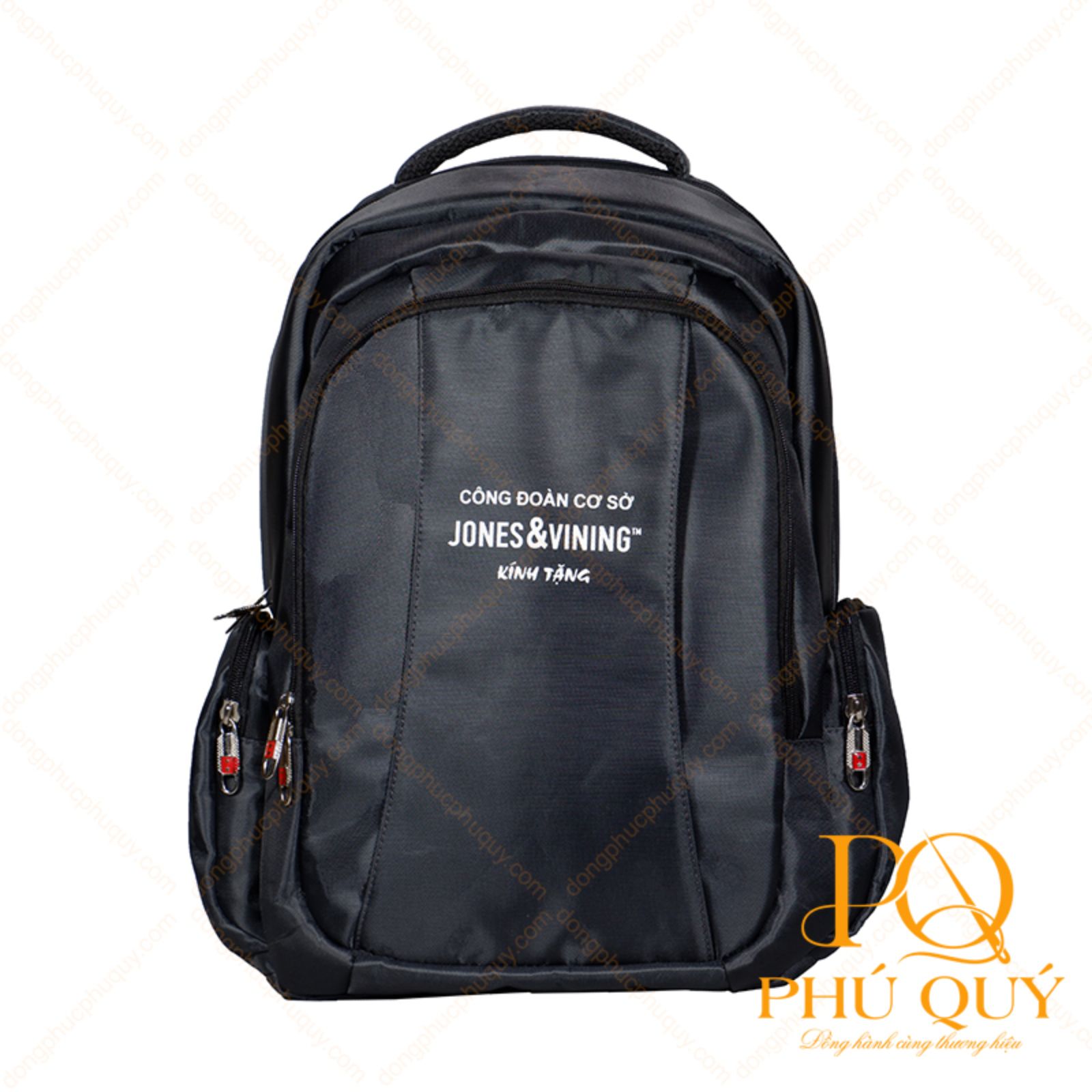 Mẫu balo quà tặng doanh nghiệp tối giản tại xưởng may balo Phú Quý