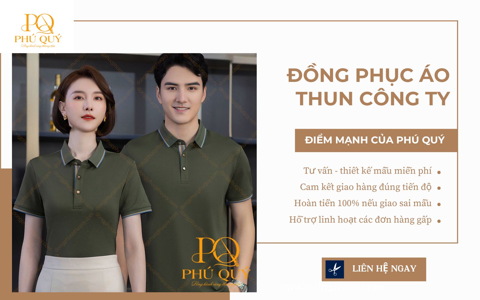 Xưởng may đồng phục áo thun công ty uy tín