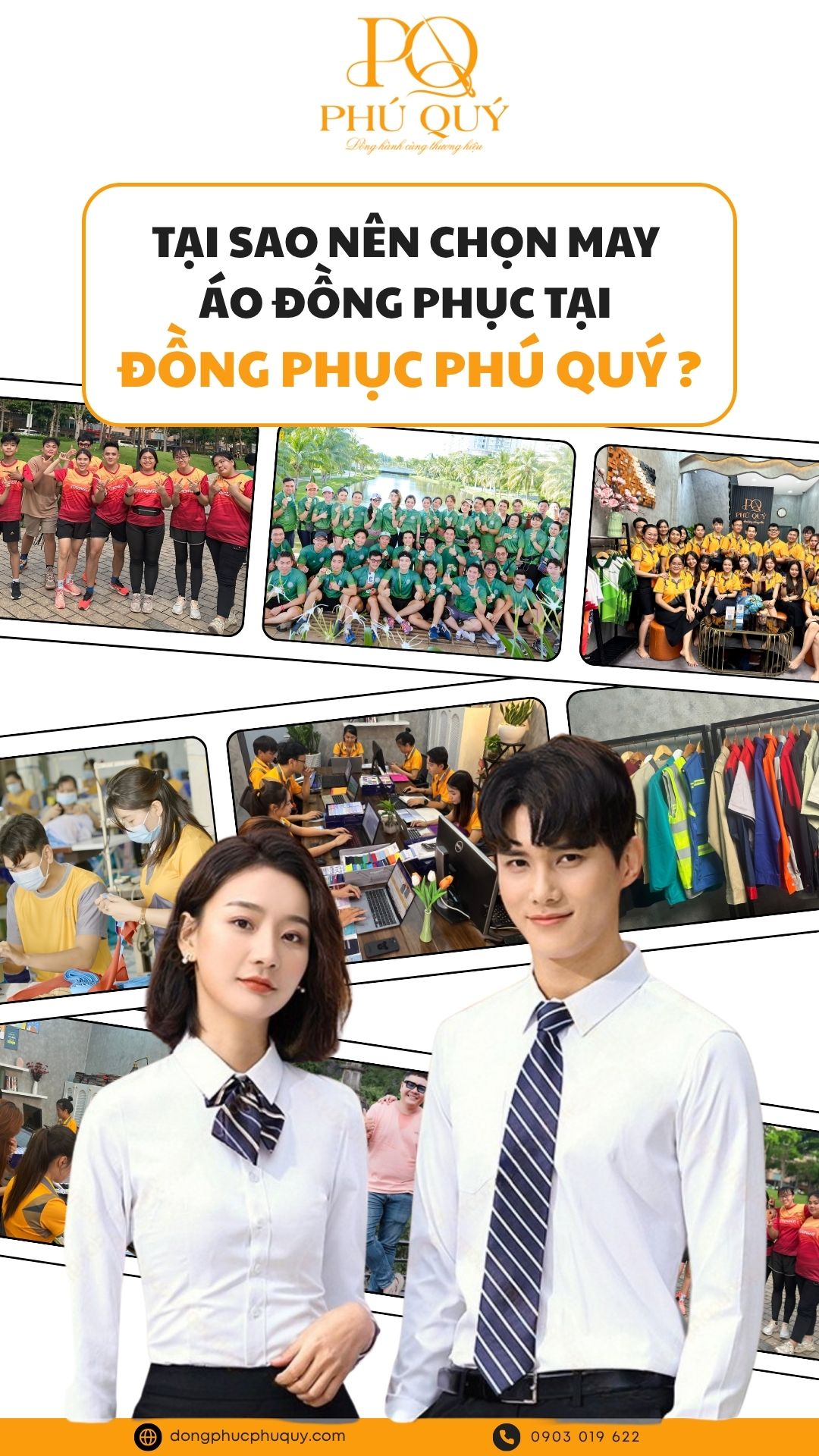 Tại sao nên may áo đồng phục tại đồng phục Phú Quý
