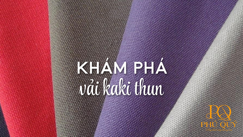 Vải kaki thun