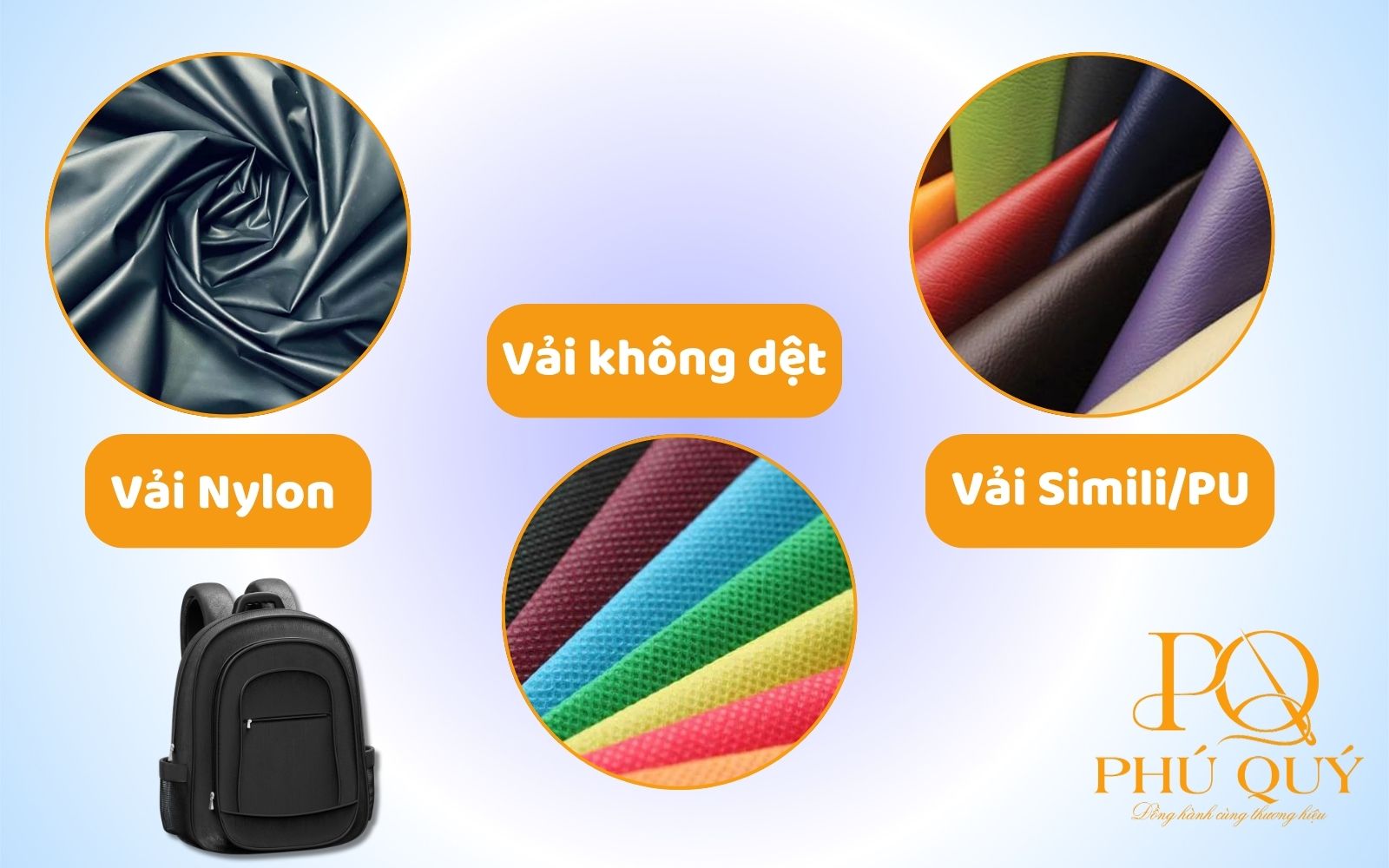 Các loại vải may balo làm quà tặng phổ biến