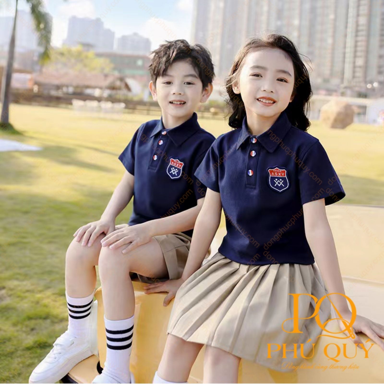váy đồng phục quốc tế đẹp cho học sinh mầm non