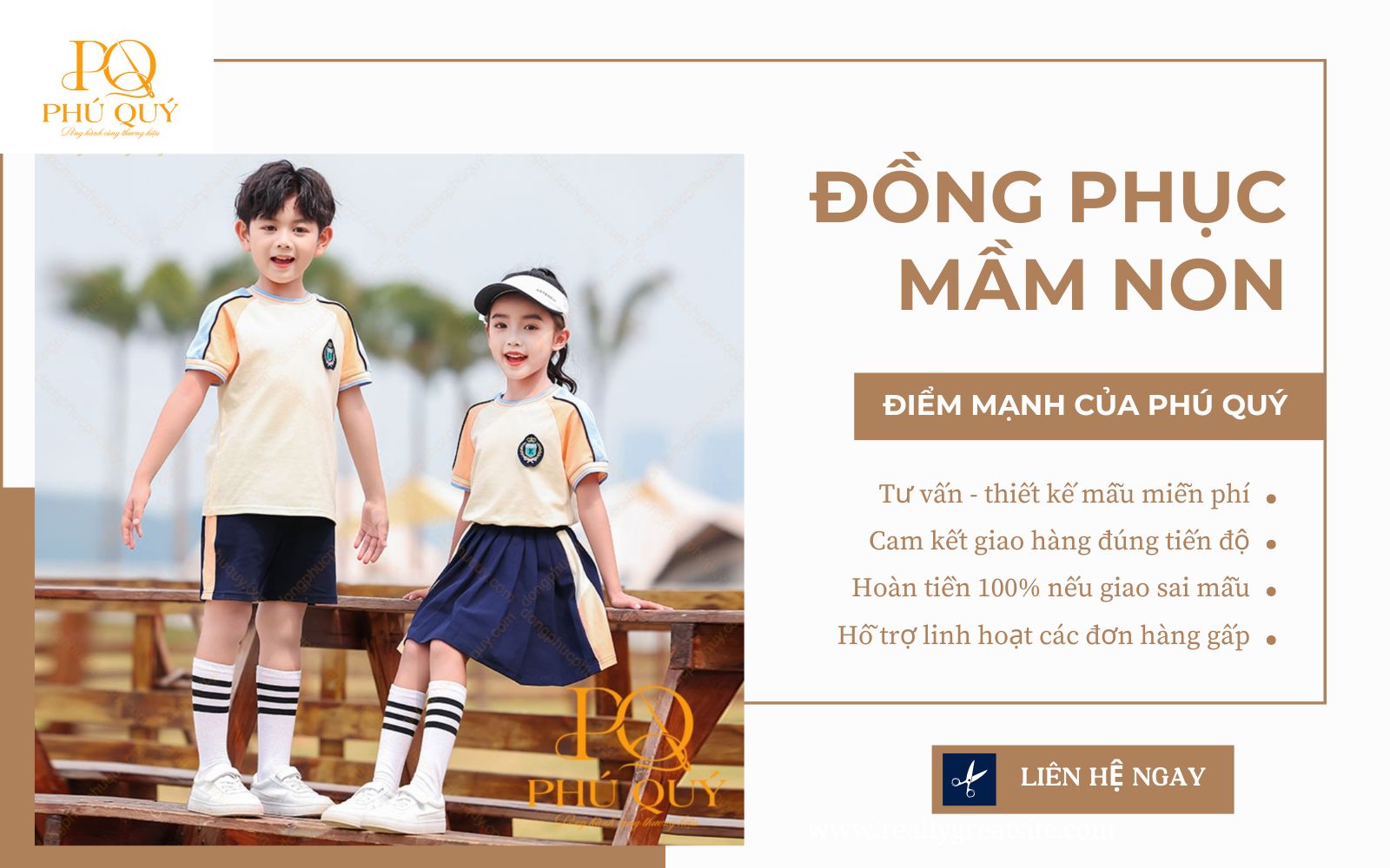 Xưởng may đồng phục học sinh mầm non giá rẻ, chất lượng tại TPHCM