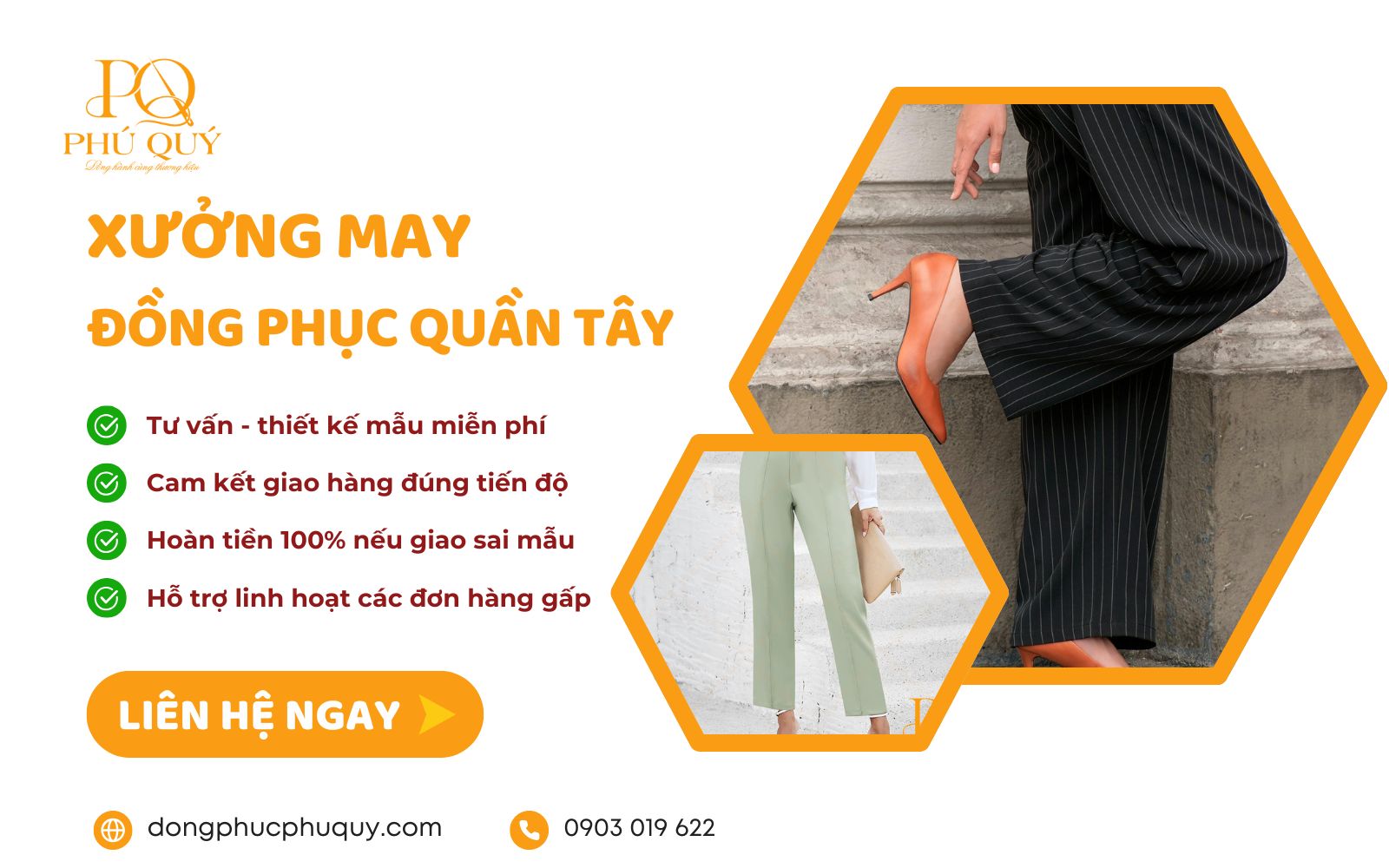 may quần tây công sở theo yêu cầu