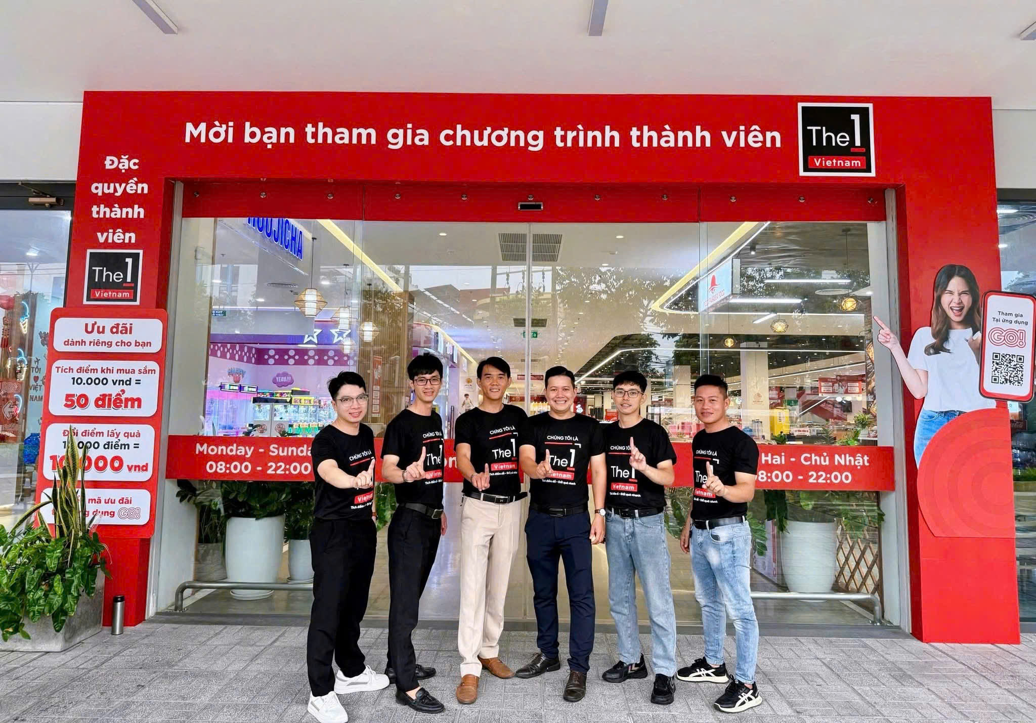 Áo thun đồng phục siêu thị An Lạc