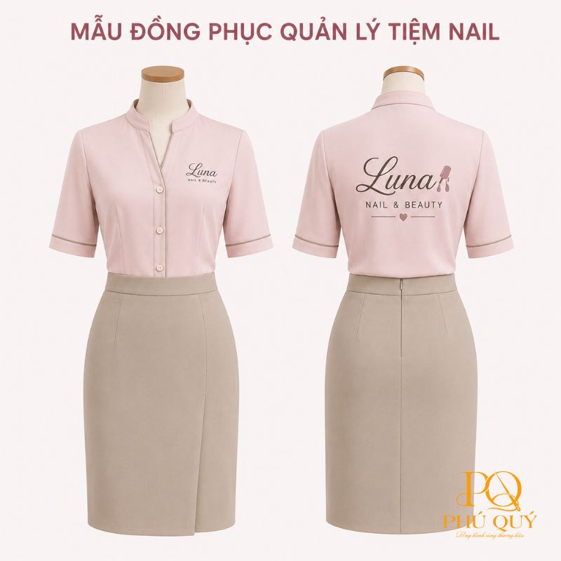 đồng phục quản lý tiệm nail