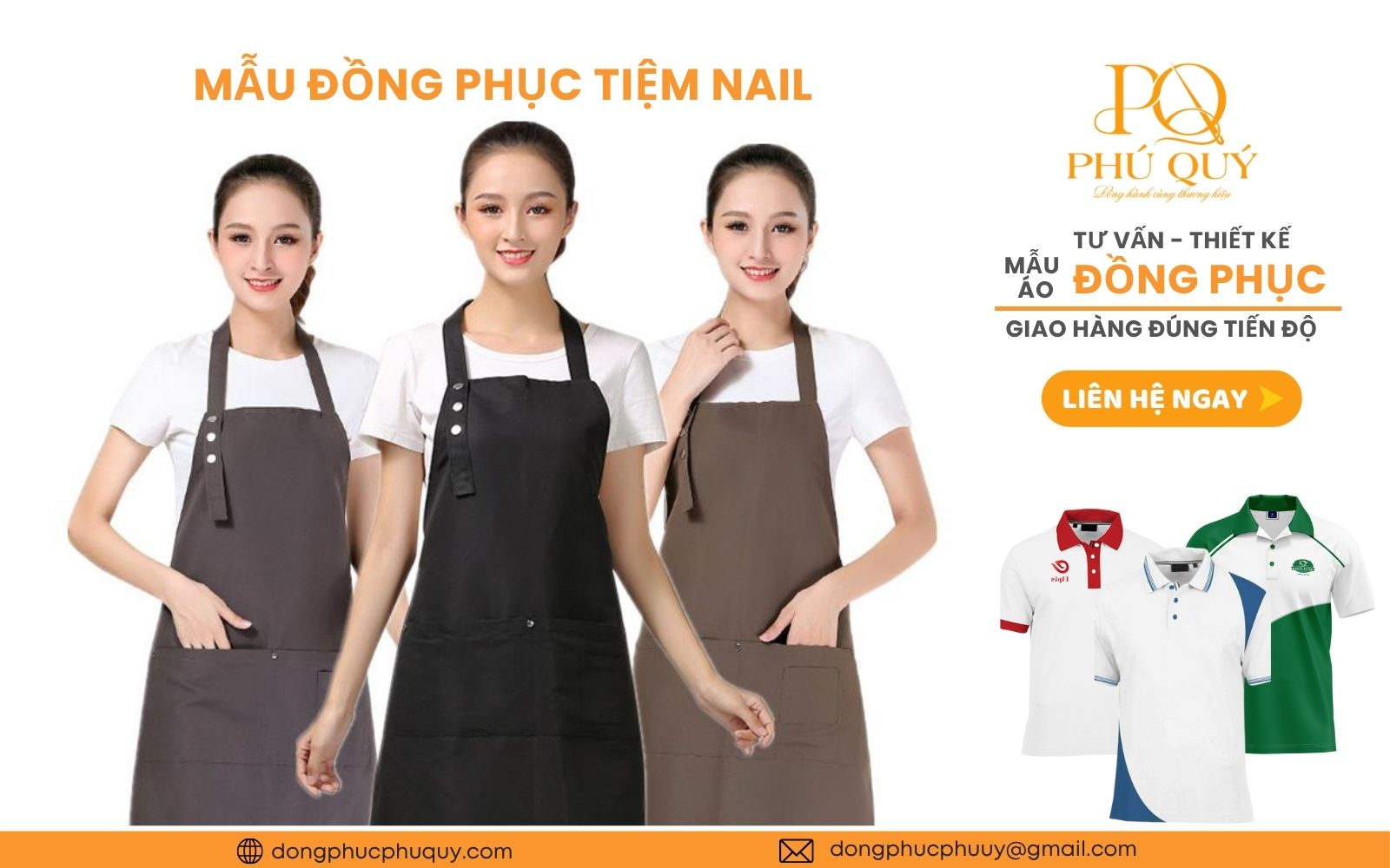 Tổng hợp các mẫu đồng phục tiệm nail đẹp theo từng vị trí