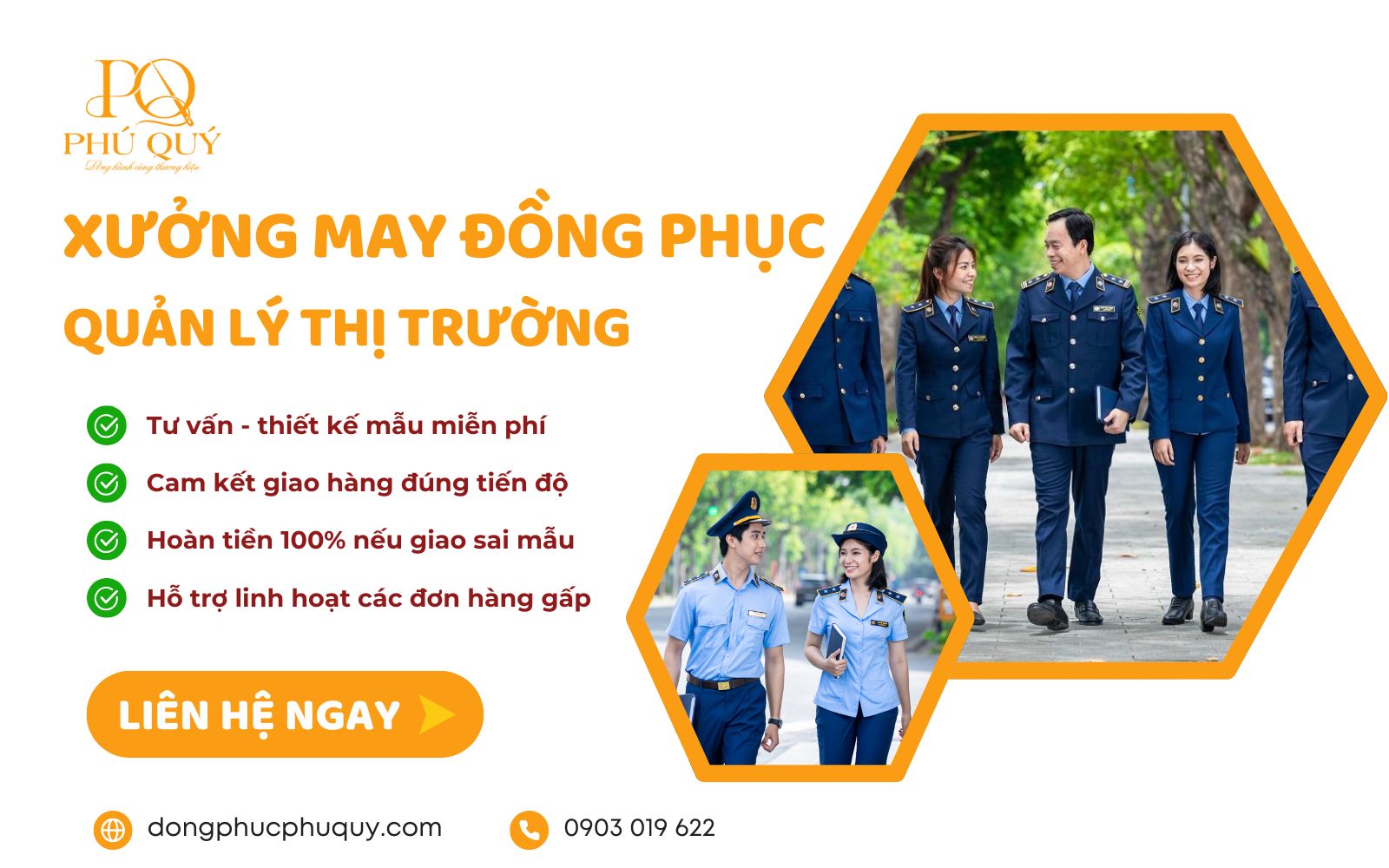 Xưởng Phú Quý nhận may quần áo đồng phục Quản lý thị trường theo yêu cầu