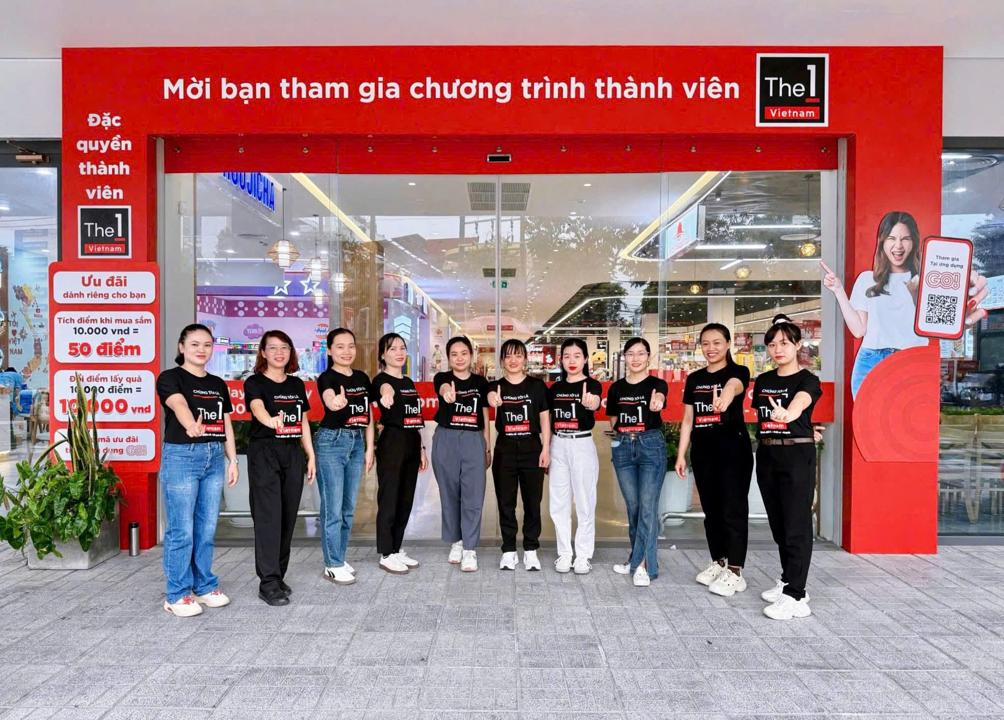 ĐỒng phục Phú Quý sản xuất áo thun đồng phục siêu thị An Lạc