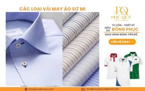 Tổng hợp các loại vải may áo sơ mi nữ nam HOT nhất hiện nay