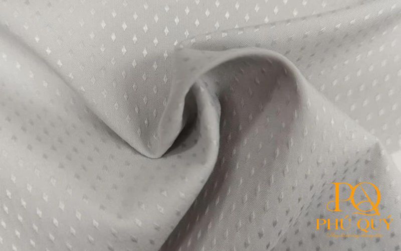 Vải Dobby họa tiết tinh tế vải may áo sơ mi không nhăn