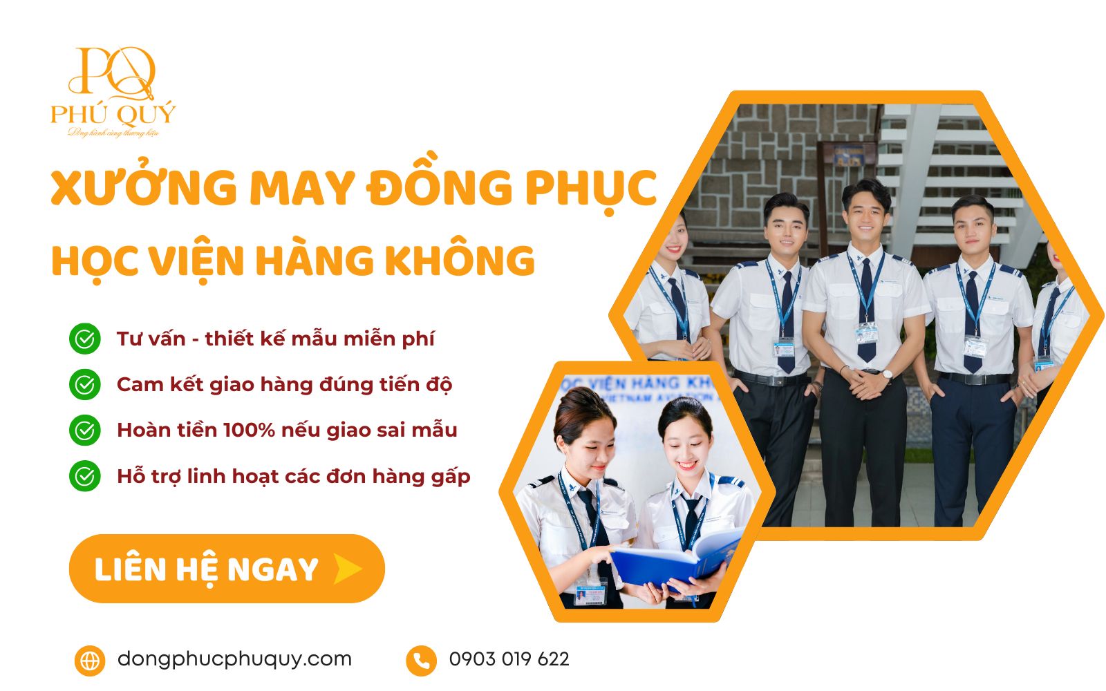 Xưởng Phú Quý nhận may đồng phục theo yêu cầu cho trường Học viện Hàng không Xưởng Phú Quý nhận may đồng phục theo yêu cầu cho trường Học viện Hàng không