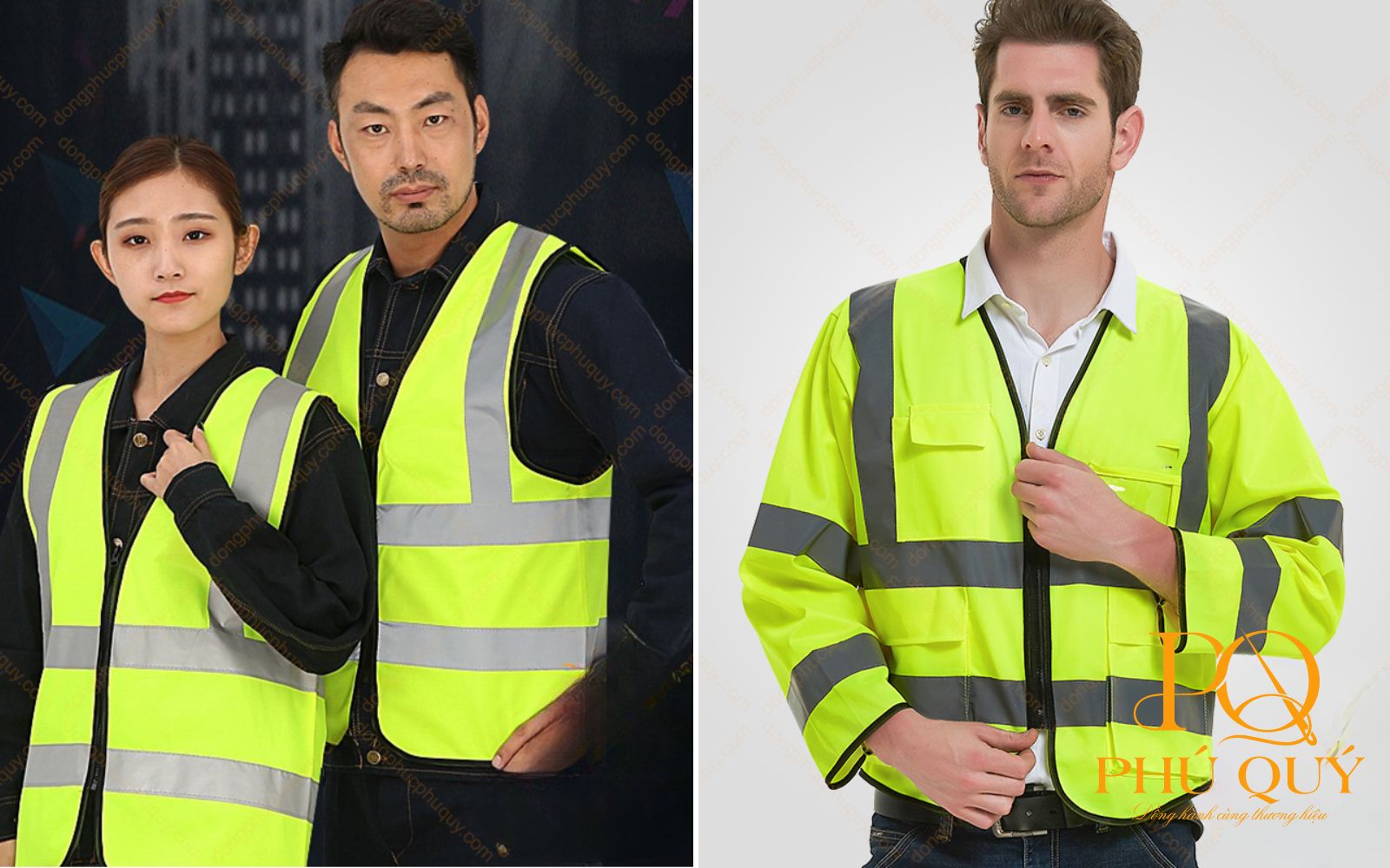 xưởng may áo khoác bảo hộ lao động phản quang