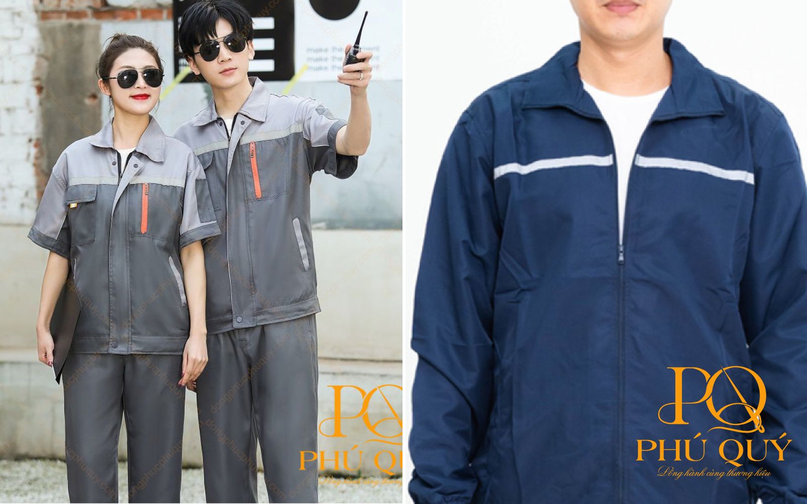 may áo khoác bảo hộ lao động vải gió