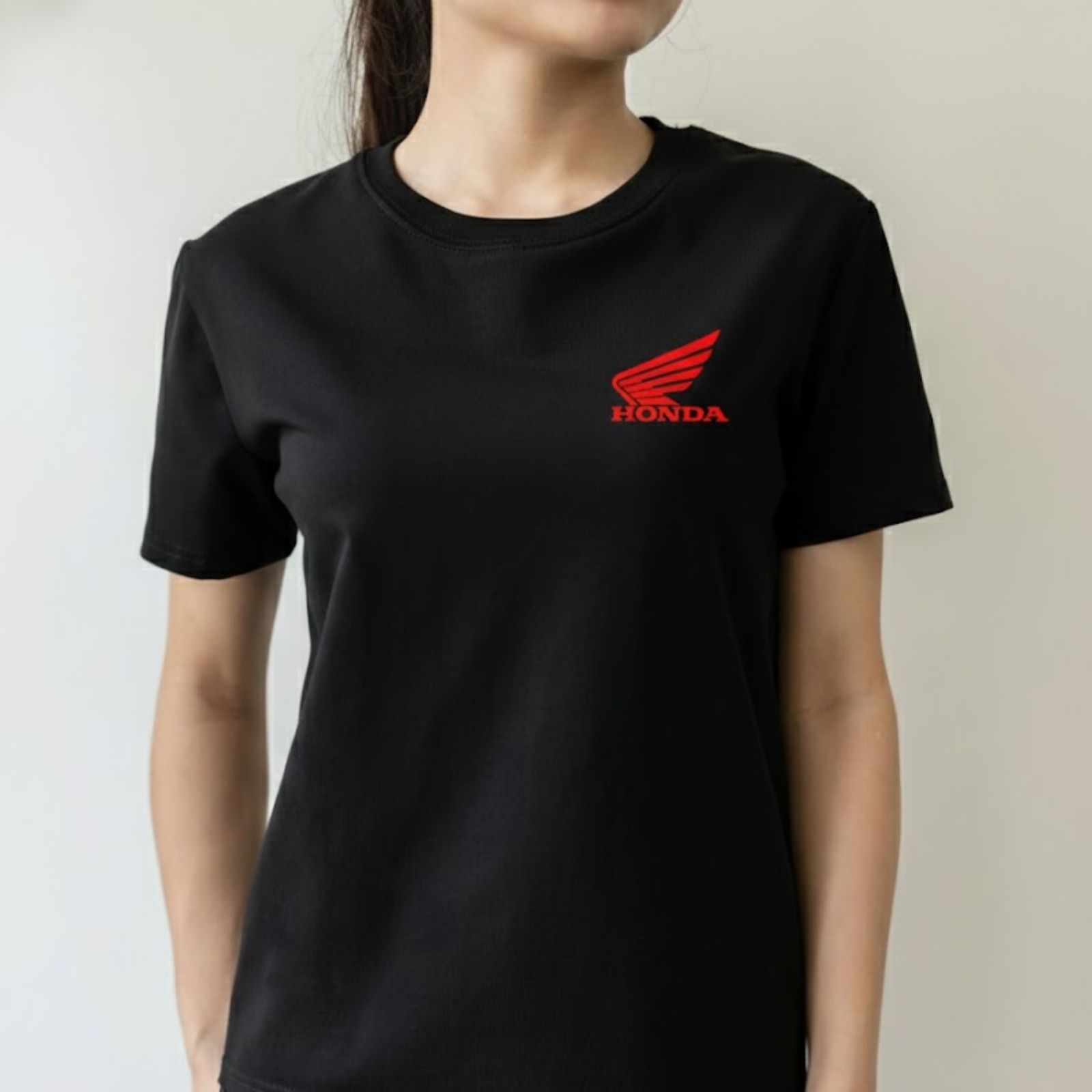 đồng phục honda nữ cổ tròn