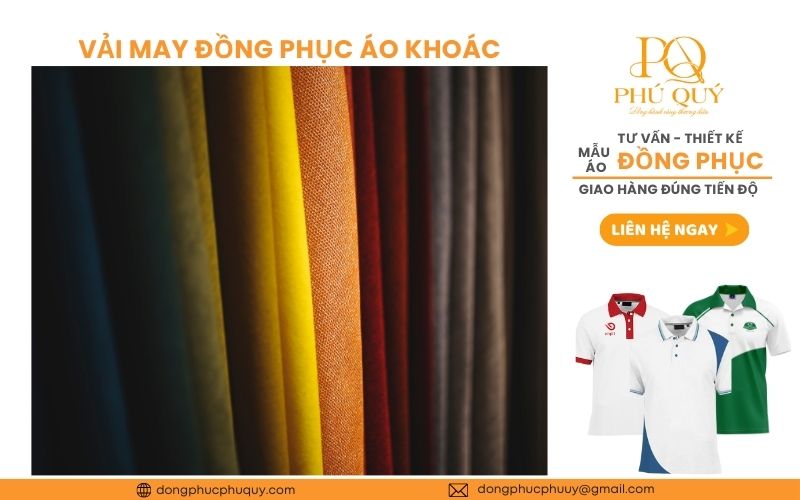 Vải may áo khoác đồng phục