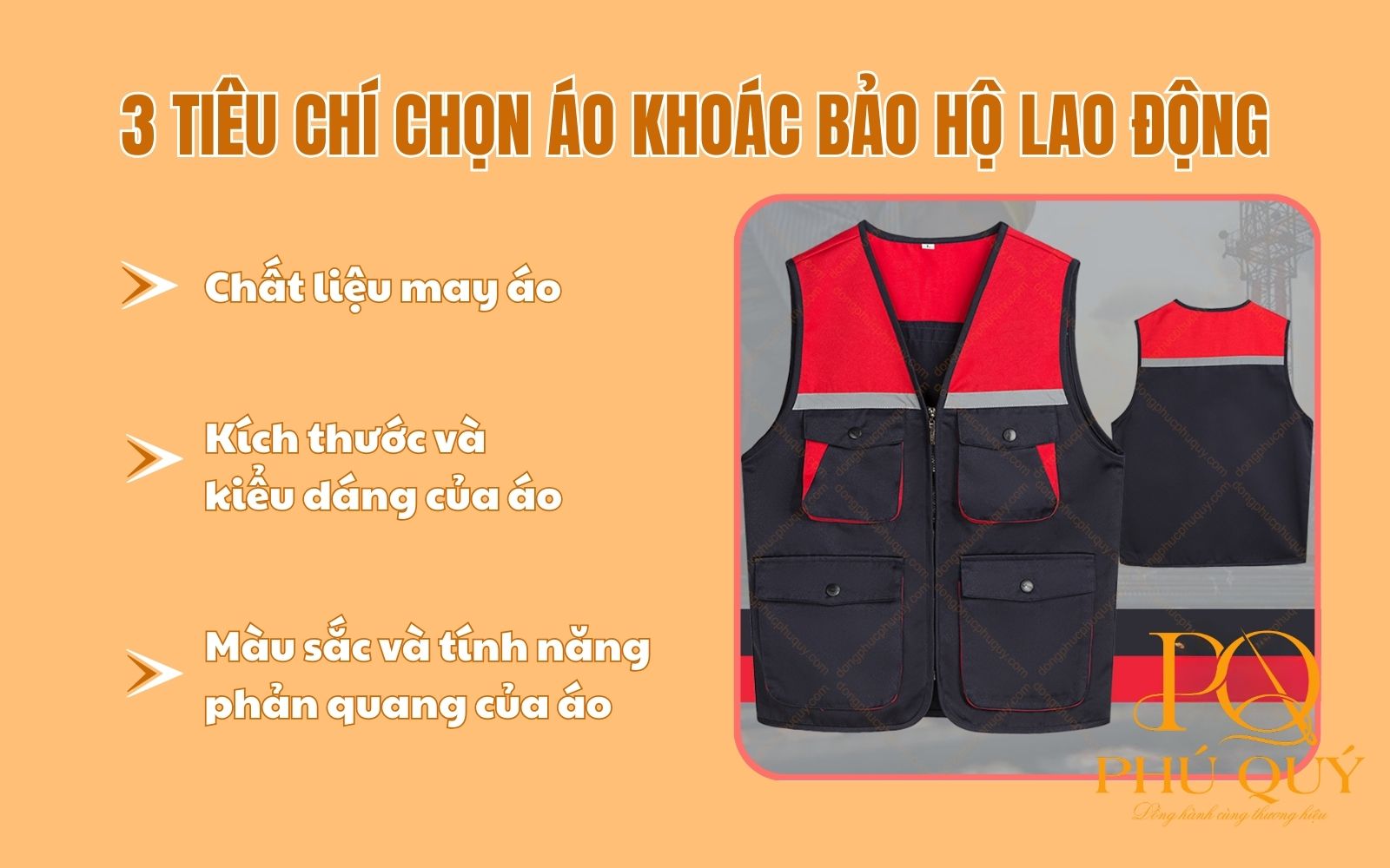 Tiêu chí chọn áo khoác bảo hộ lao động chất lượng