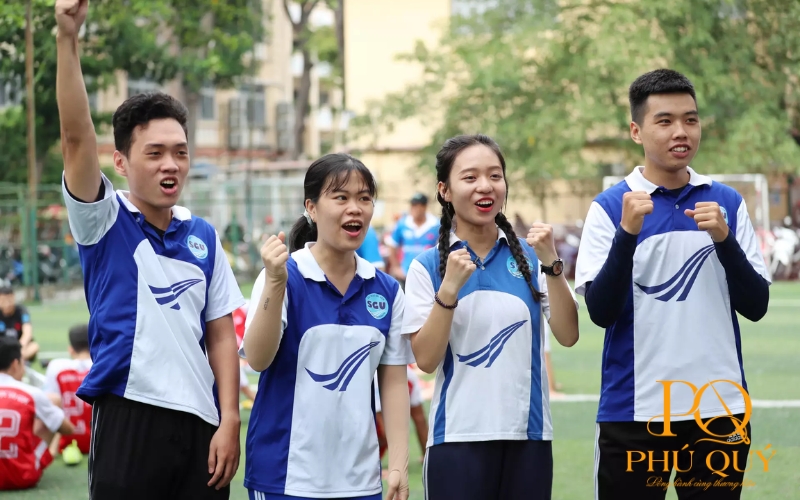 Áo polo đồng phục sinh viên Đại học Sài Gòn