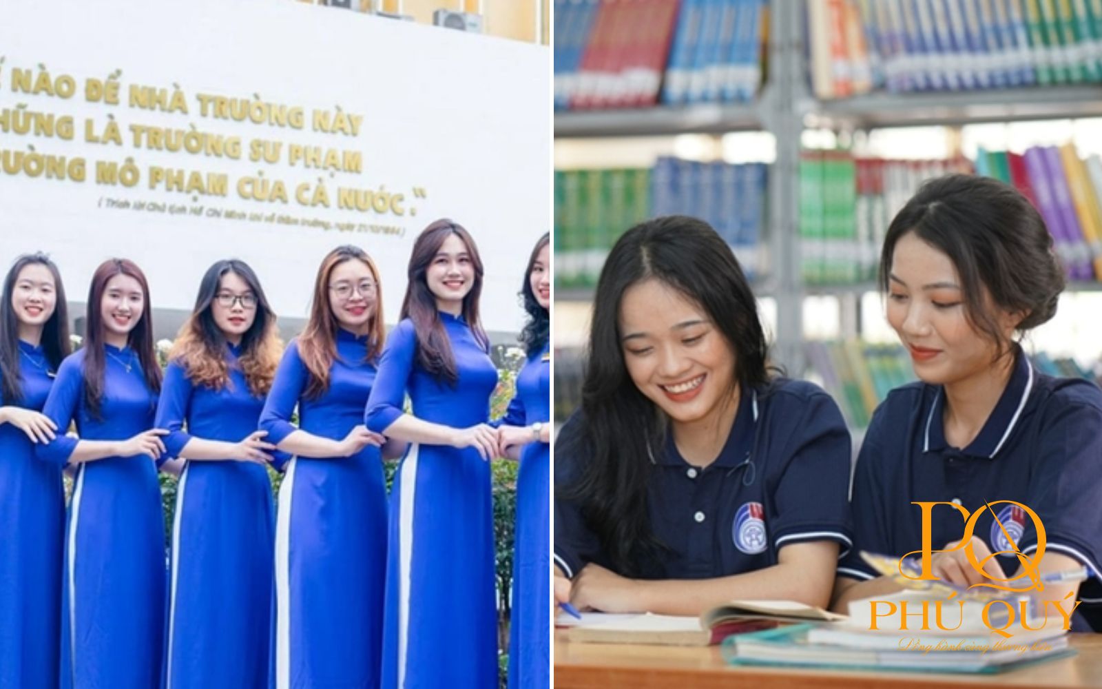 Áo dài và áo thun cho sinh viên Trường Sư phạm Hà Nội