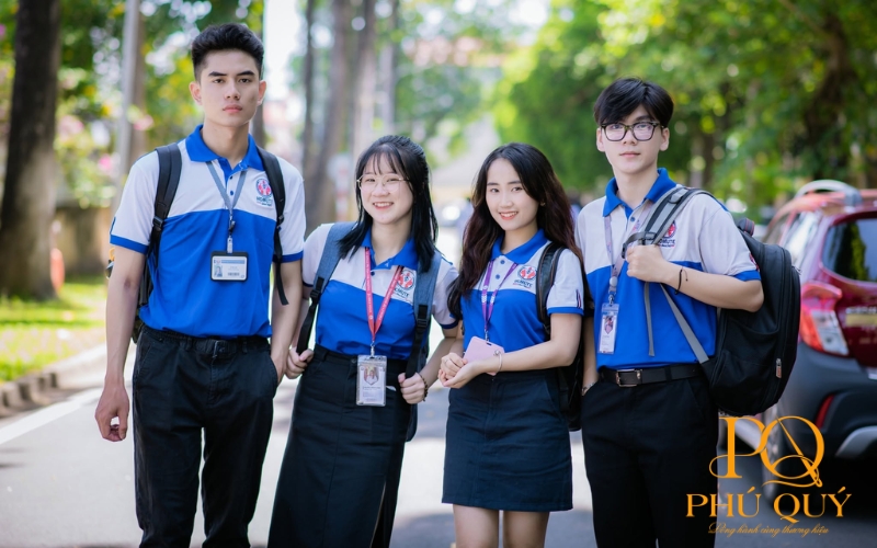 Áo polo đồng phục sinh viên Đại học Sư phạm Kỹ thuật TPHCM