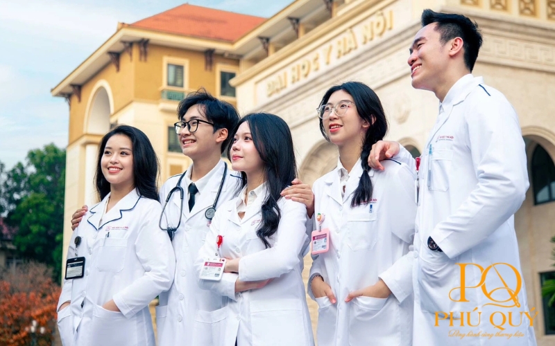 Đồng phục áo blouse trắng Đại học Y Hà Nội