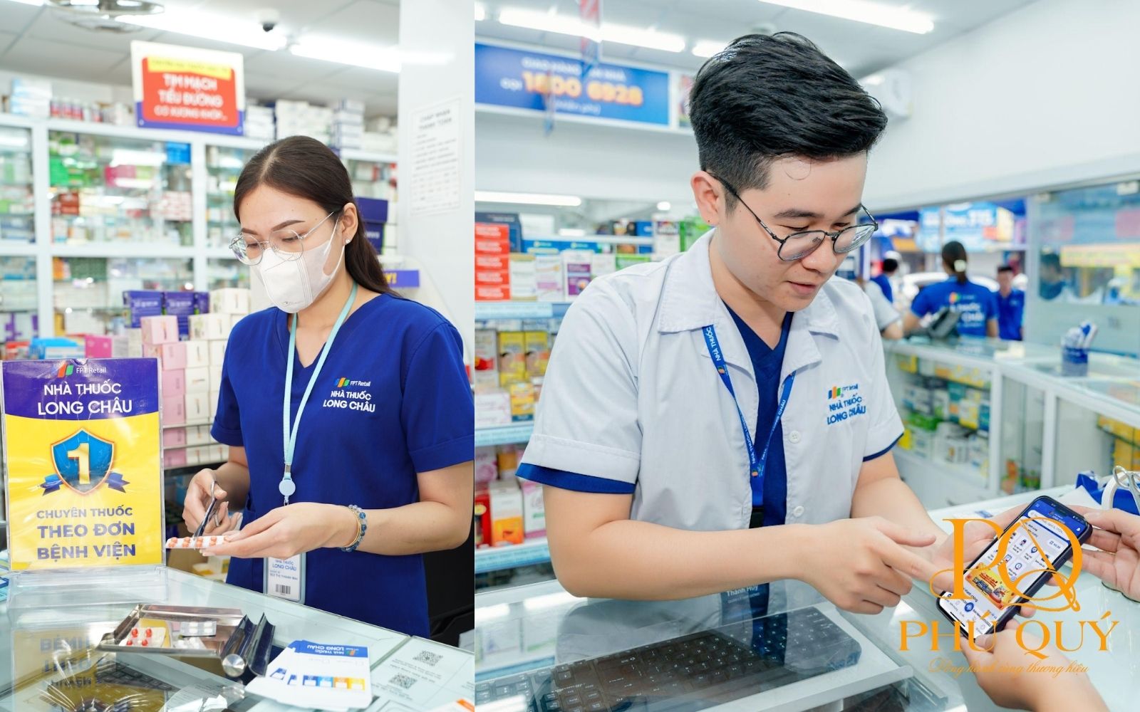 Đồng phục dược sĩ Long Châu