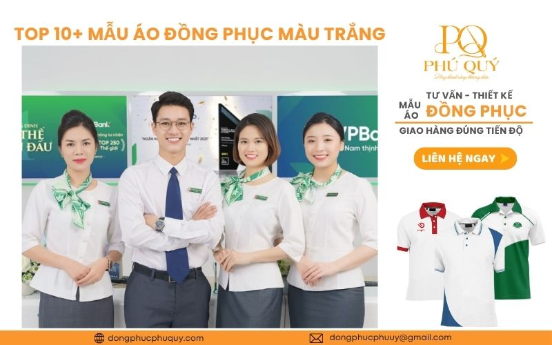 Áo đồng phục màu trắng
