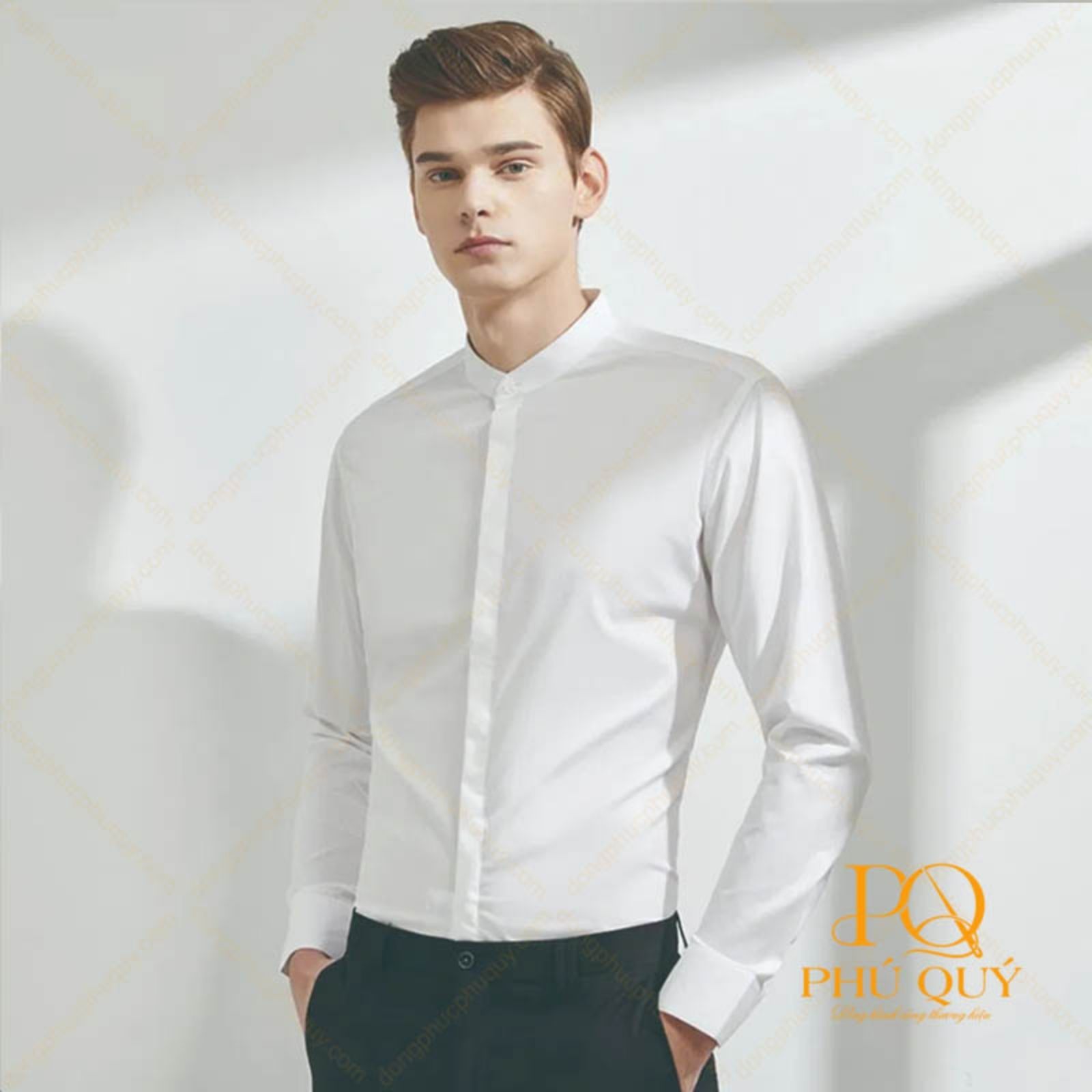 áo sơ mi đồng phục nam