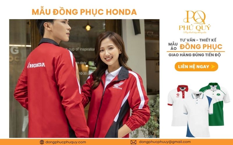Đồng phục Phú Quý - Xưởng may quần áo đồng phục Honda số lượng lớn