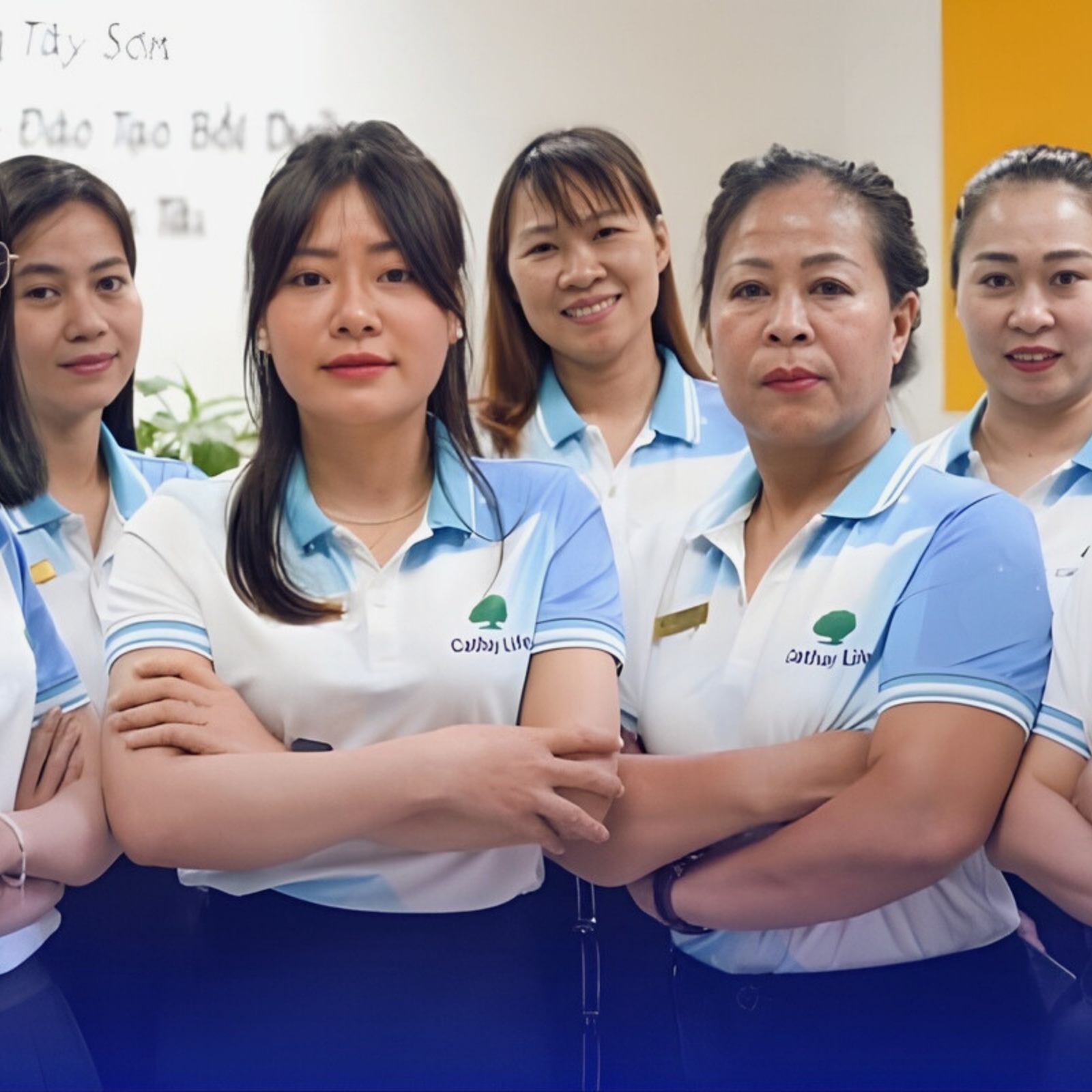 Áo đồng phục công ty bảo hiểm Cathay Việt Nam Áo đồng phục công ty bảo hiểm Cathay Việt Nam