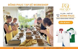 may tạp dề workshop