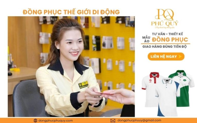 Mẫu đồng phục Thế Giới Di Động chuyên nghiệp, trẻ trung năng động