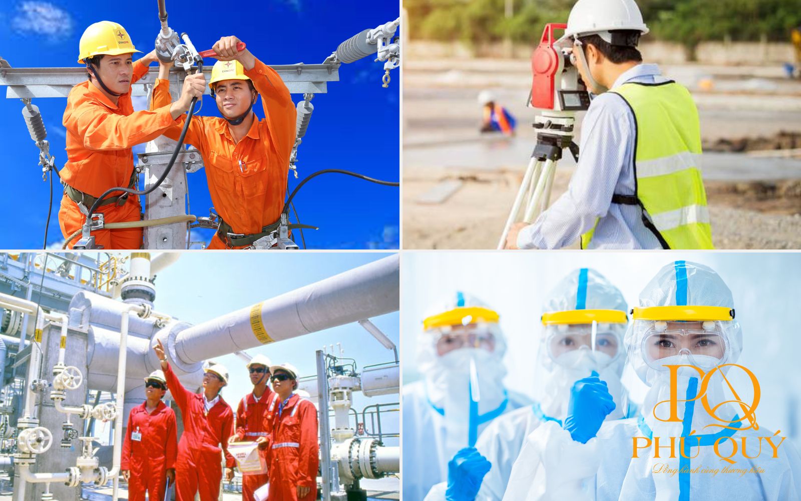 các loại đồng phục bảo hộ lao động theo ngành nghề