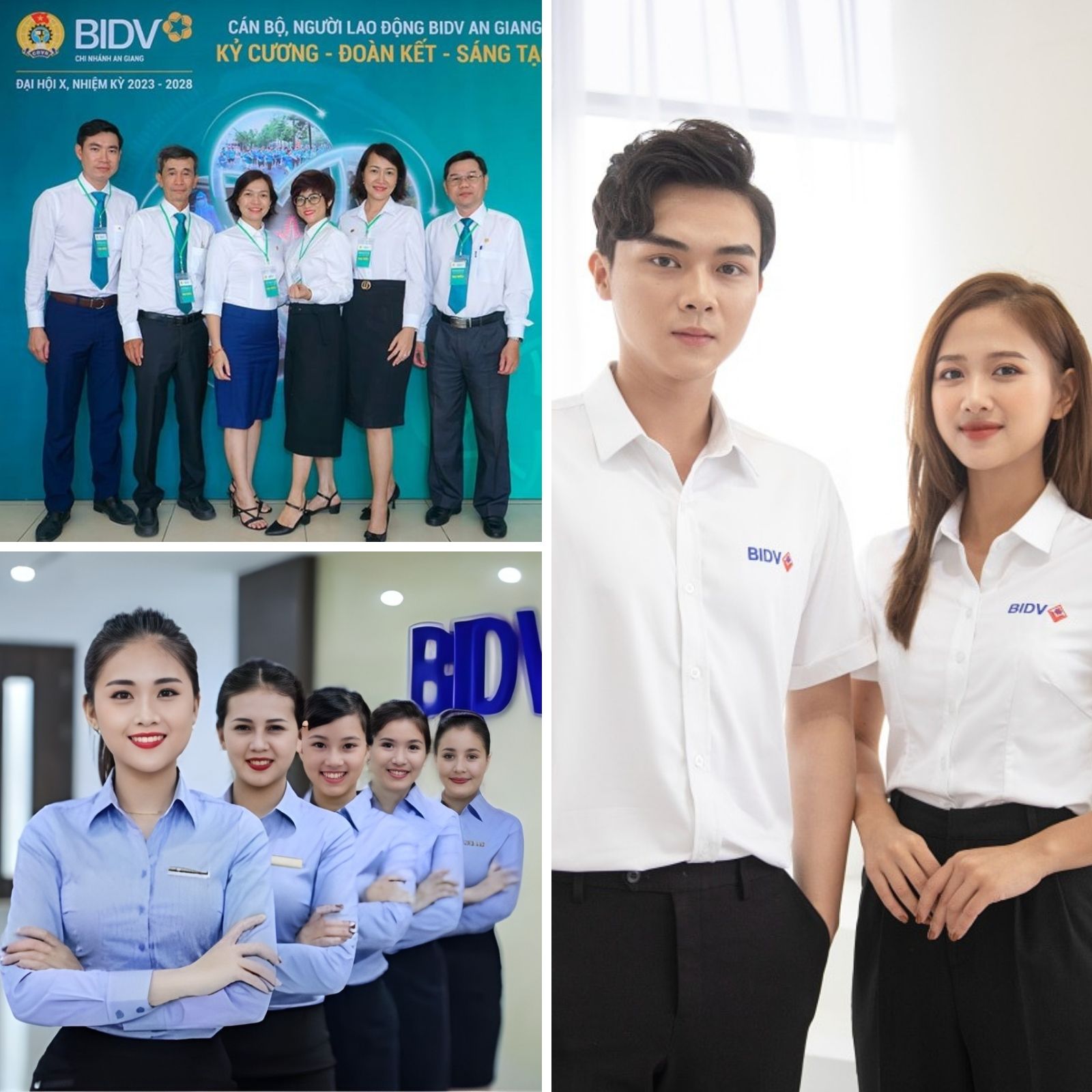đồng phục BIDV áo sơ mi