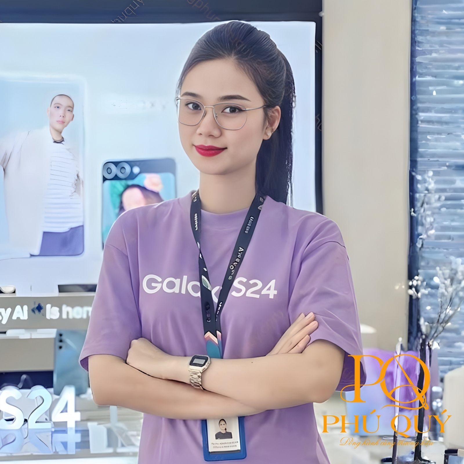 Mẫu áo thun đồng phục màu tím