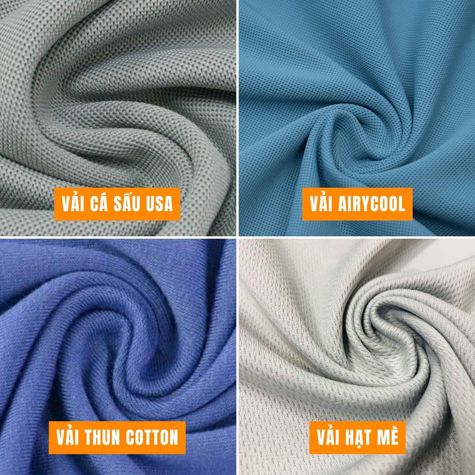 Các chất liệu may áo thun phổ biến