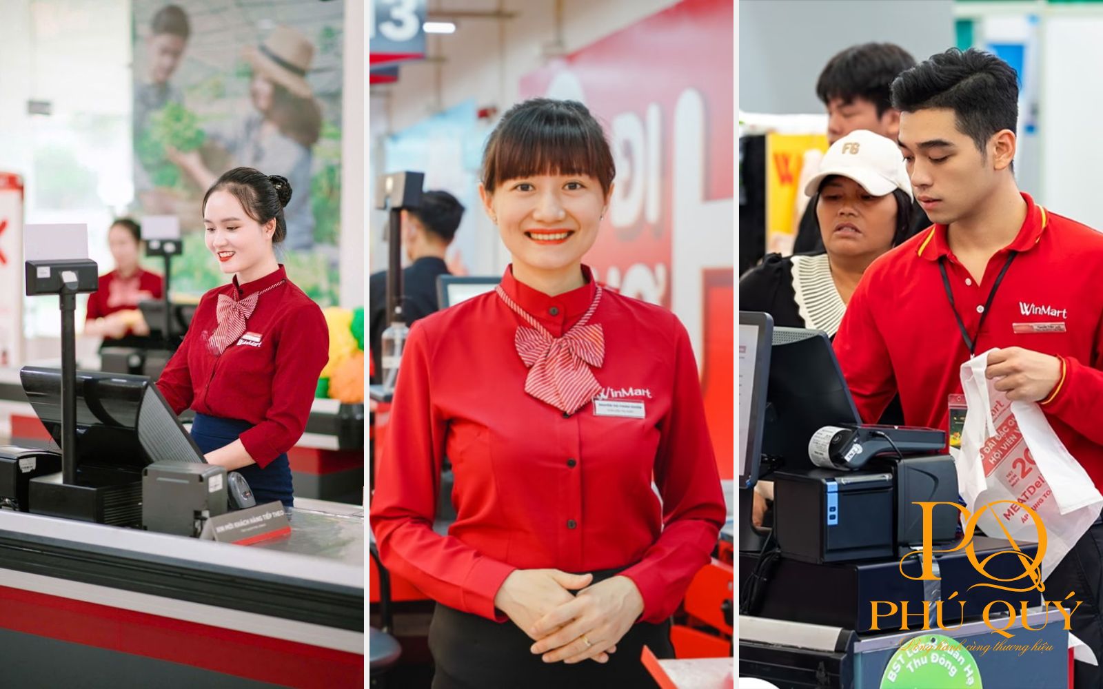 Quy định đồng phục WinMart với nhân viên thu ngân đi kèm phụ kiện
