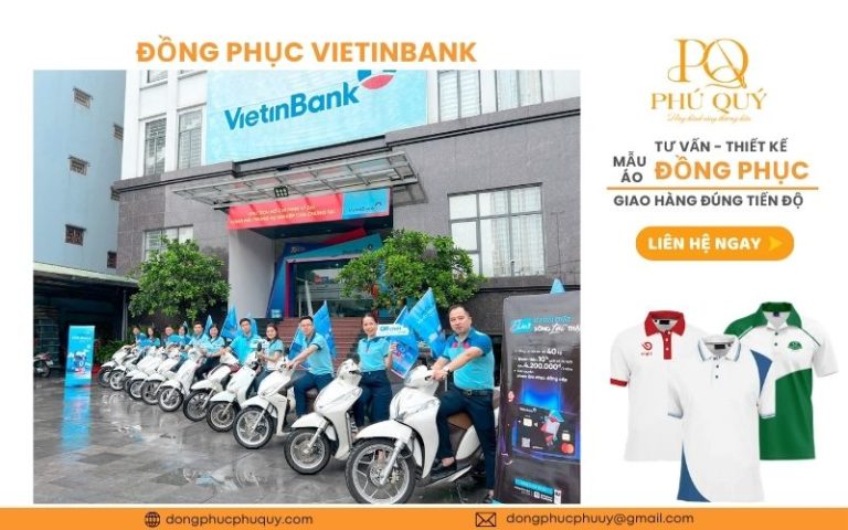Đồng Phục Ngân Hàng Vietinbank – Thiết Kế Đẹp, Logo In Thêu Sắc Nét