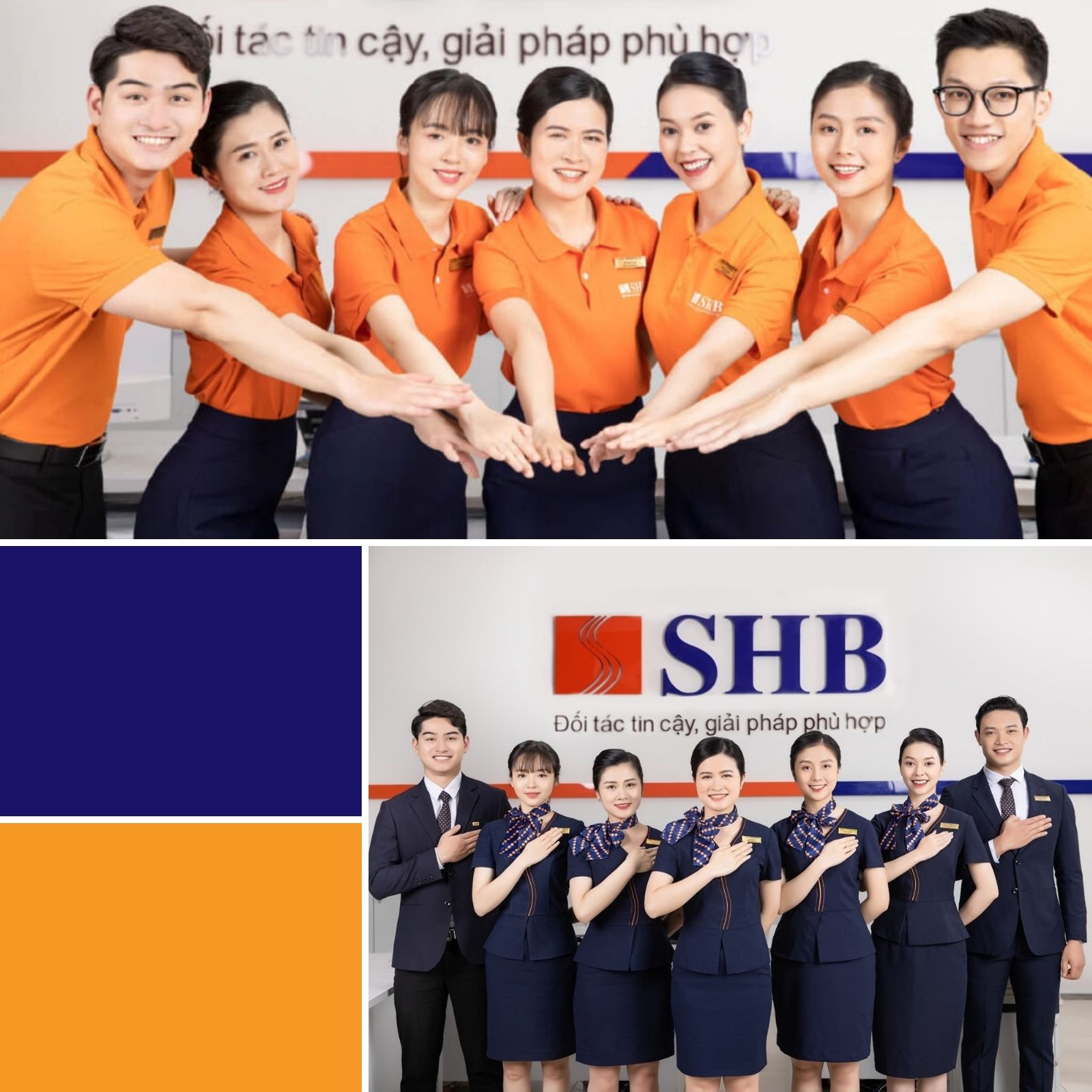 Màu áo đồng phục công ty tài chính SHB
