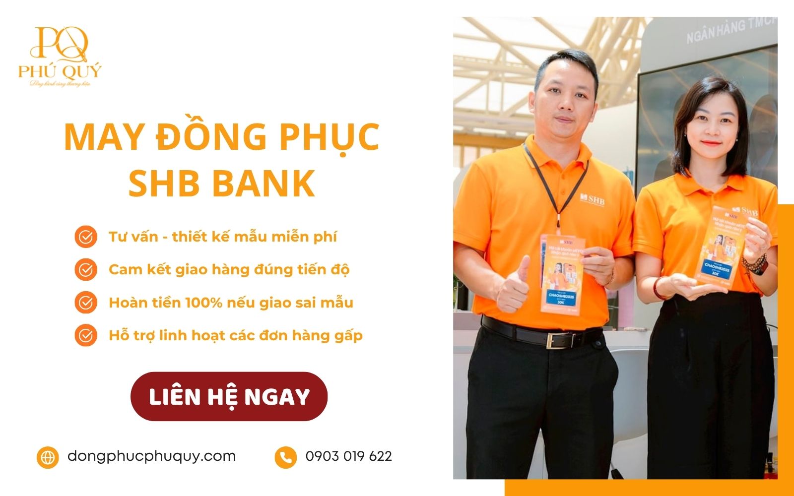 Thiết kế đồng phục SHB tại Phú Quý