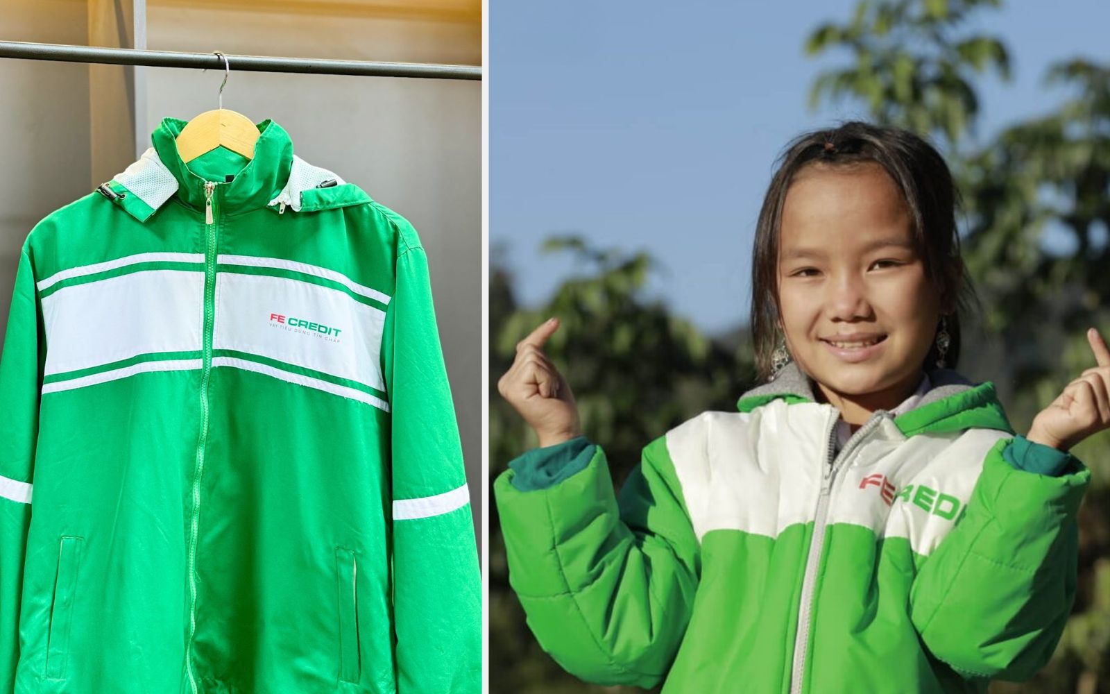 Mẫu áo khoác gió 