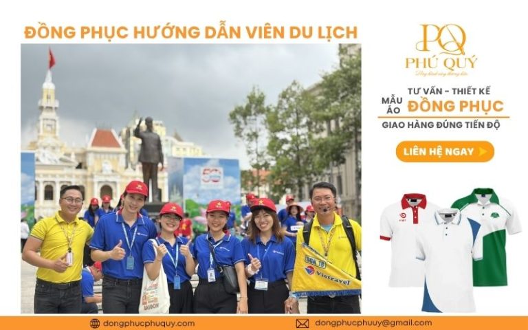 Áo đồng phục hướng dẫn viên du lịch đẹp, lịch sự