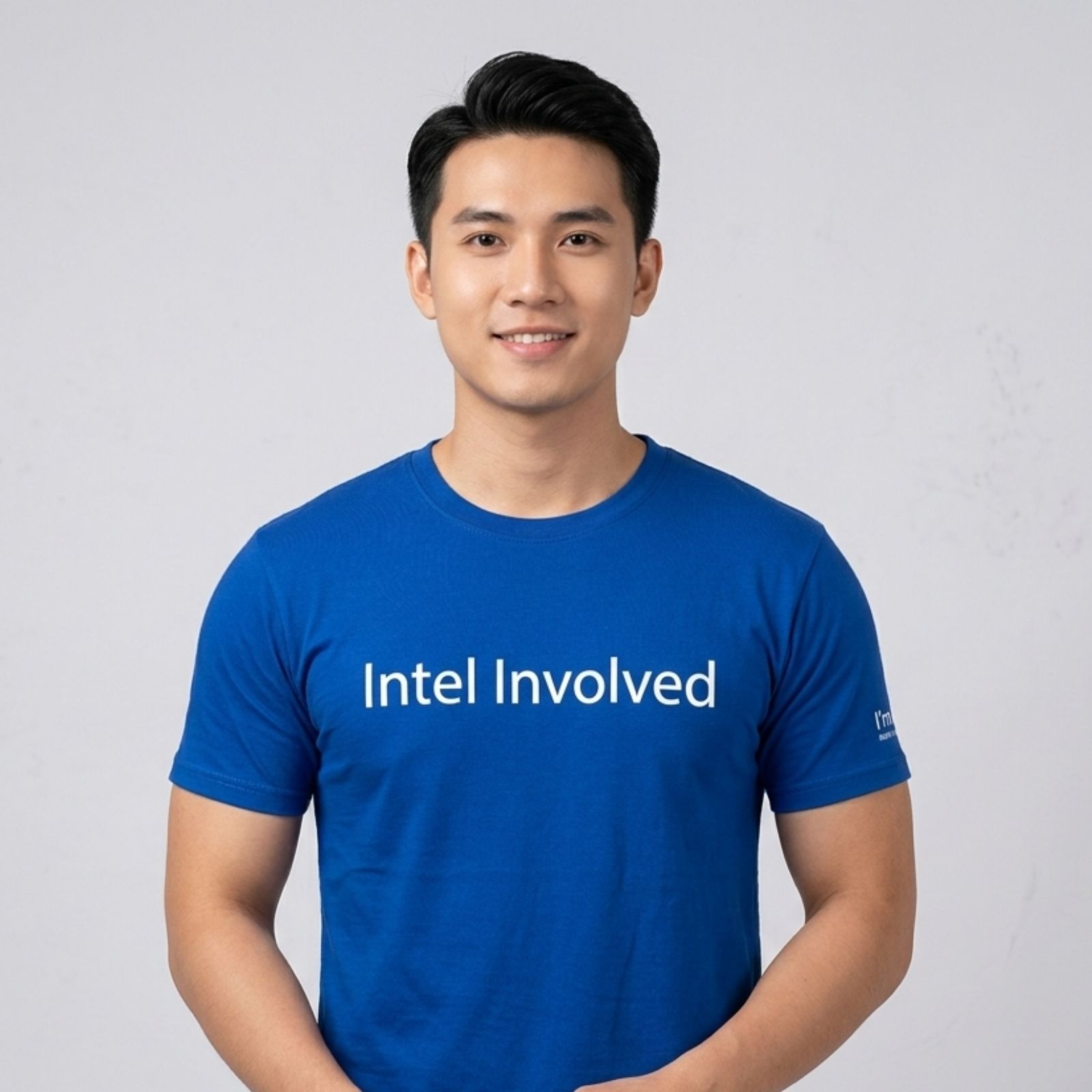 Đồng phục Intel cổ tròn