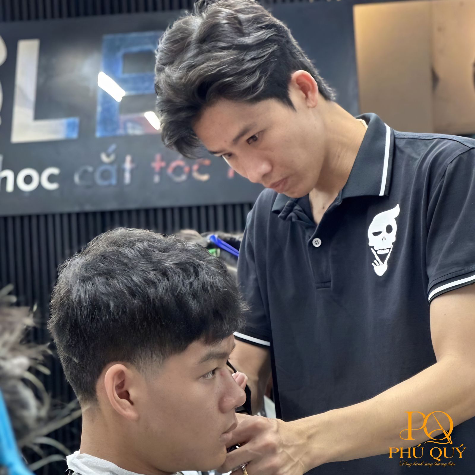 Áo polo đồng phục barber 