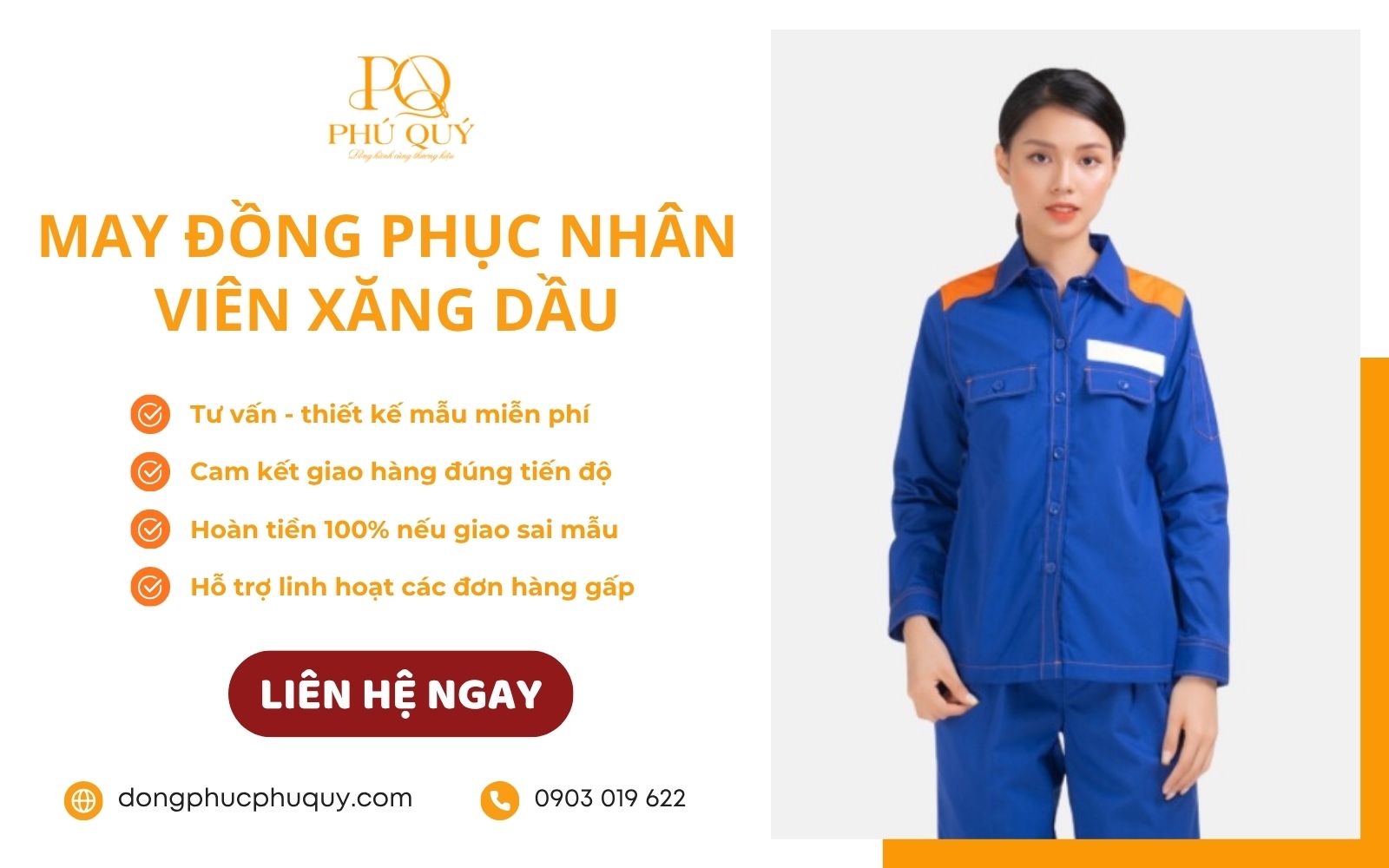 May đồng phục tại Phú Quý