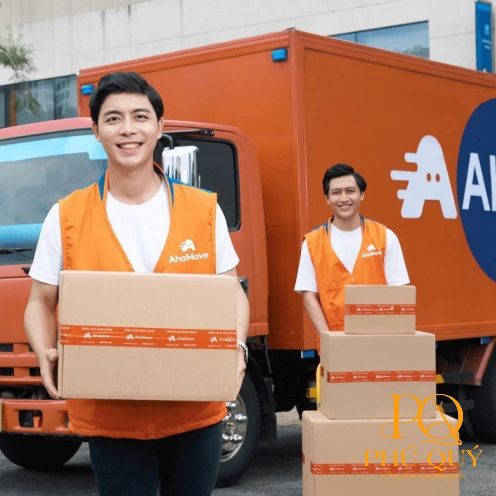 Đồng phục shipper Ahamove