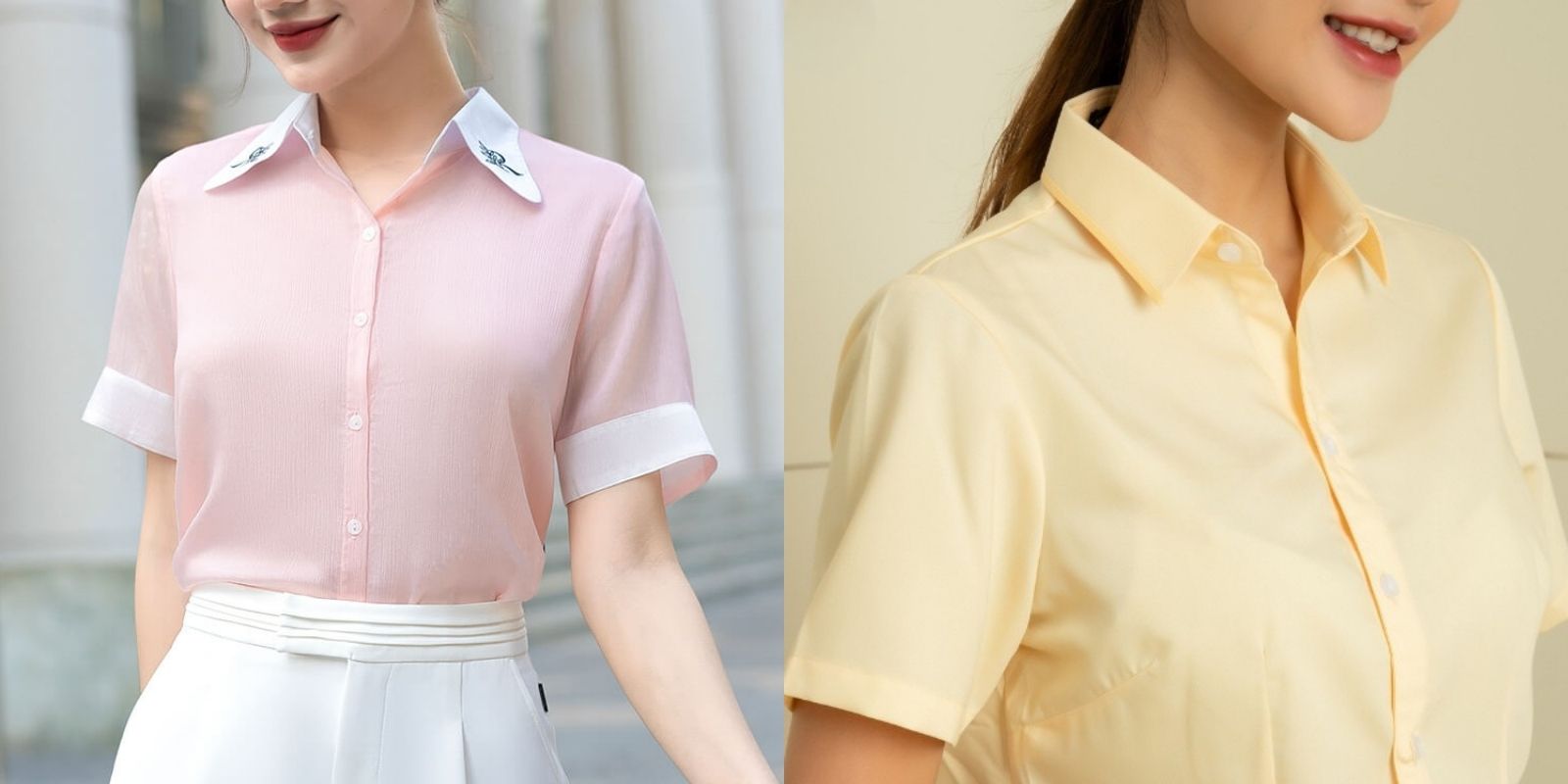 Sơ mi pastel đồng phục giáo viên trường mầm non Sơ mi pastel đồng phục giáo viên trường mầm non