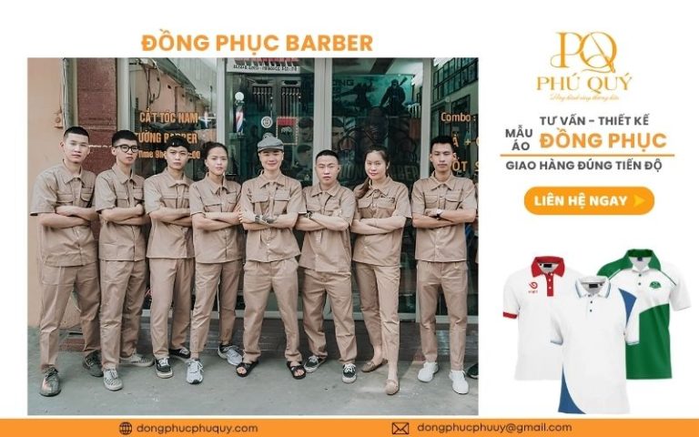 4 mẫu áo đồng phục barber đẹp và chuyên nghiệp